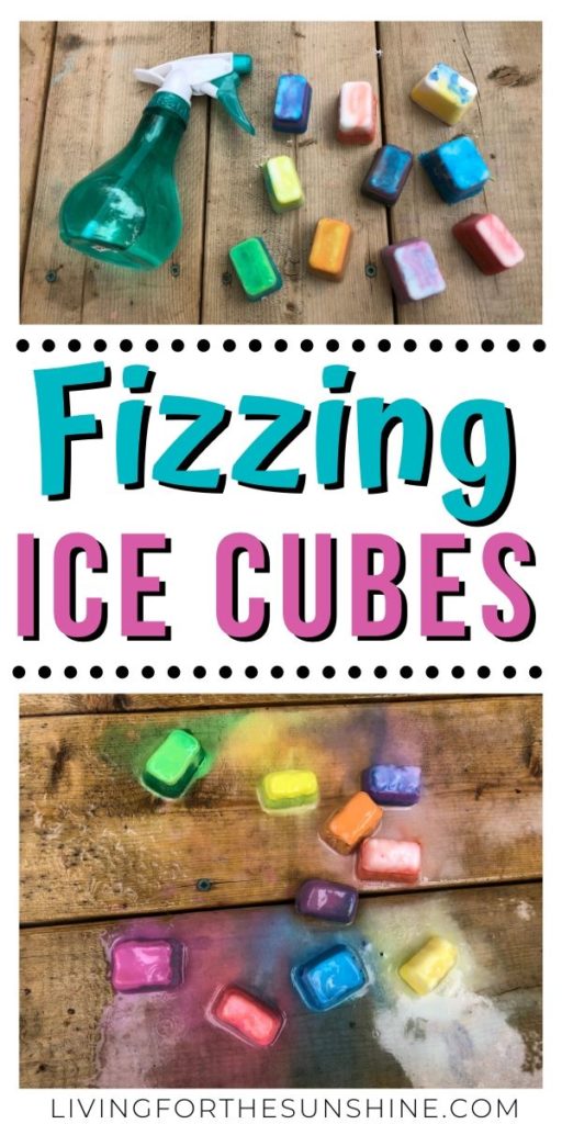 Ice Cubes Baking Soda and Vinegar Experiment