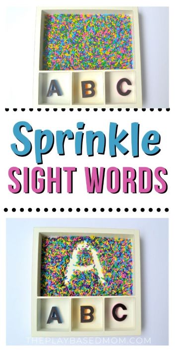 Fun ways to practice sight words