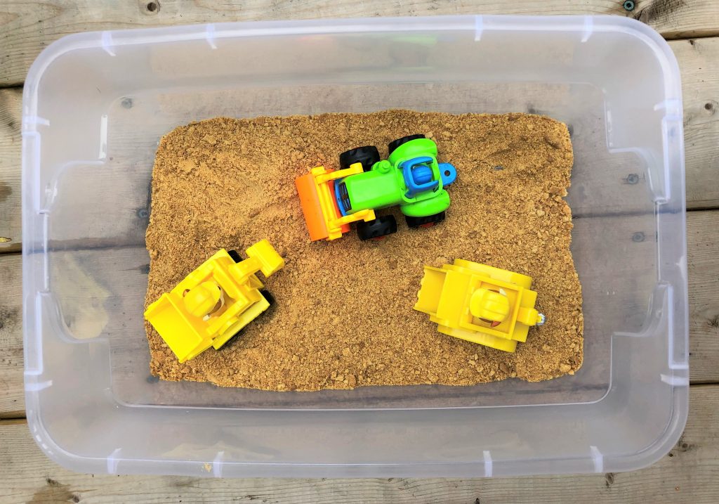 Construction Sensory Bin, Construction Sensory Kit, Kinetic Sand, Sensory  Kit for Kids, Sensory Bin, Sensory Kit, Sensory Bins for Toddlers 